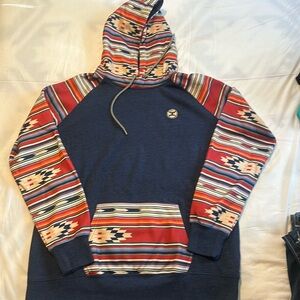 Hooey Multicolor Patterned Hoodie